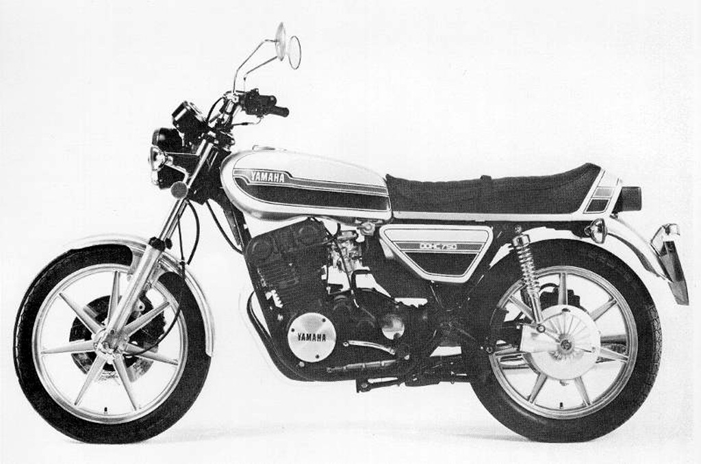 Retro Yamaha Motorcycle