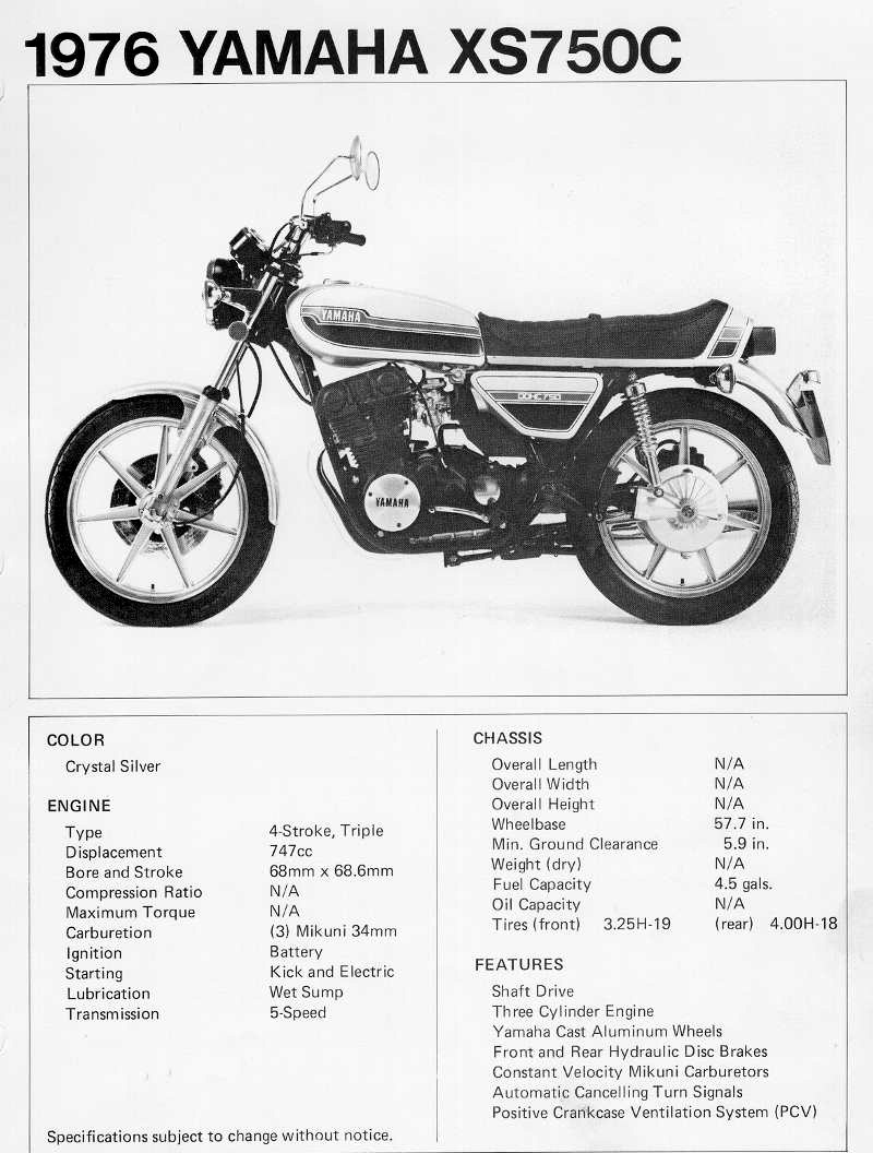 1976 yamaha 750